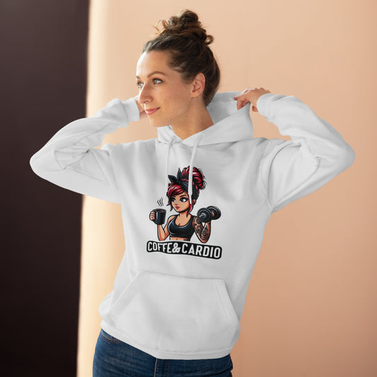 " Coffee & Cardio" - Women's Pullover Hoodie