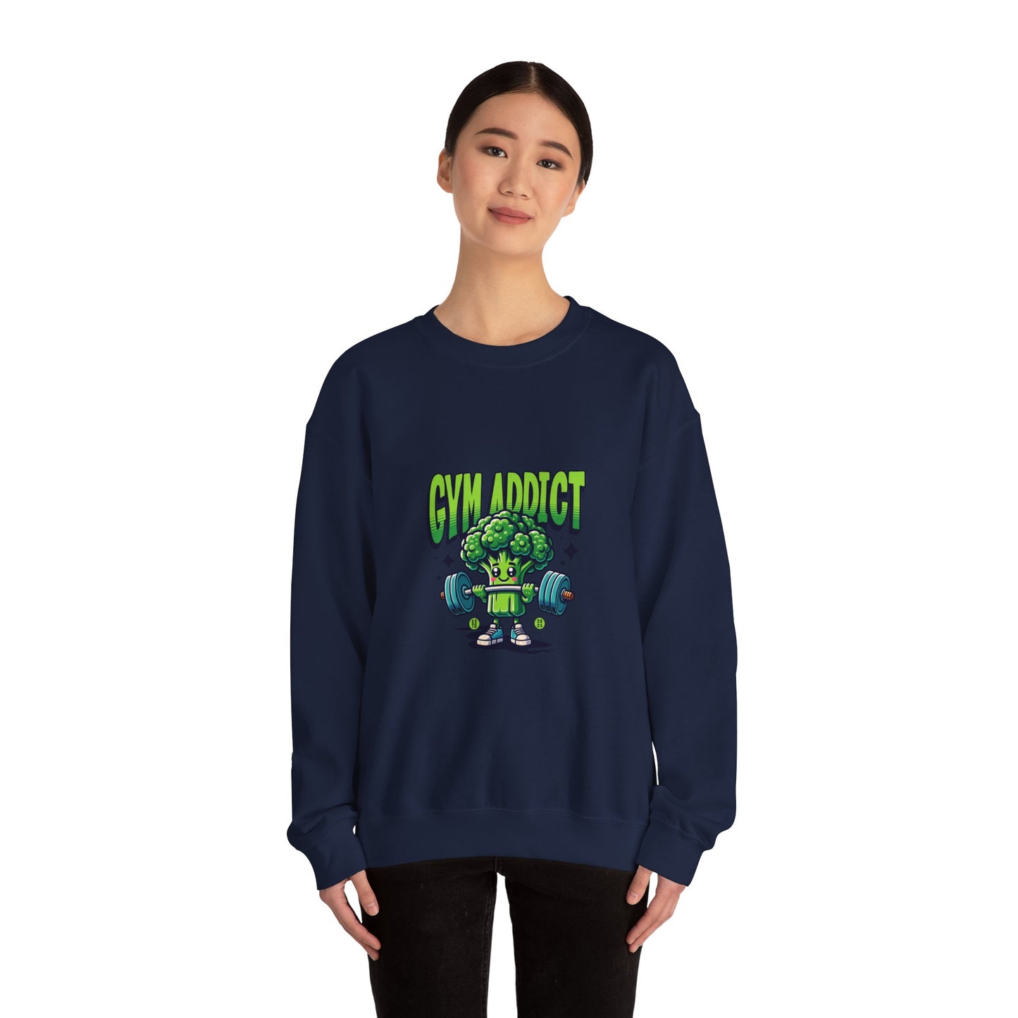 " Gym Addict" Funny Sweatshirt
