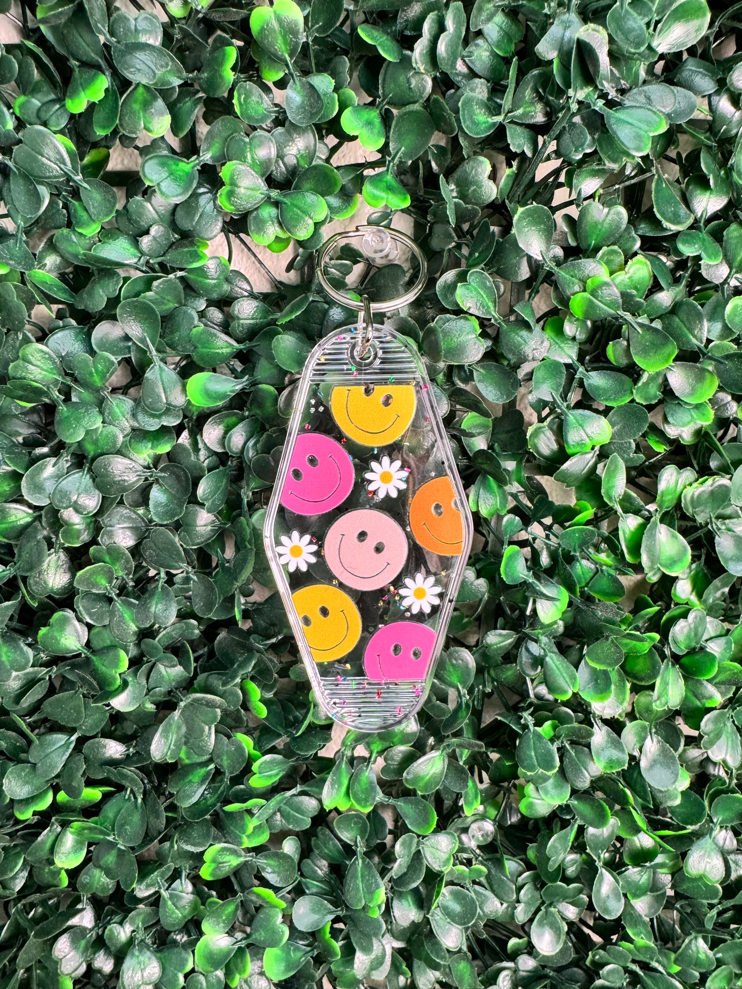 Smiley Face Keychain